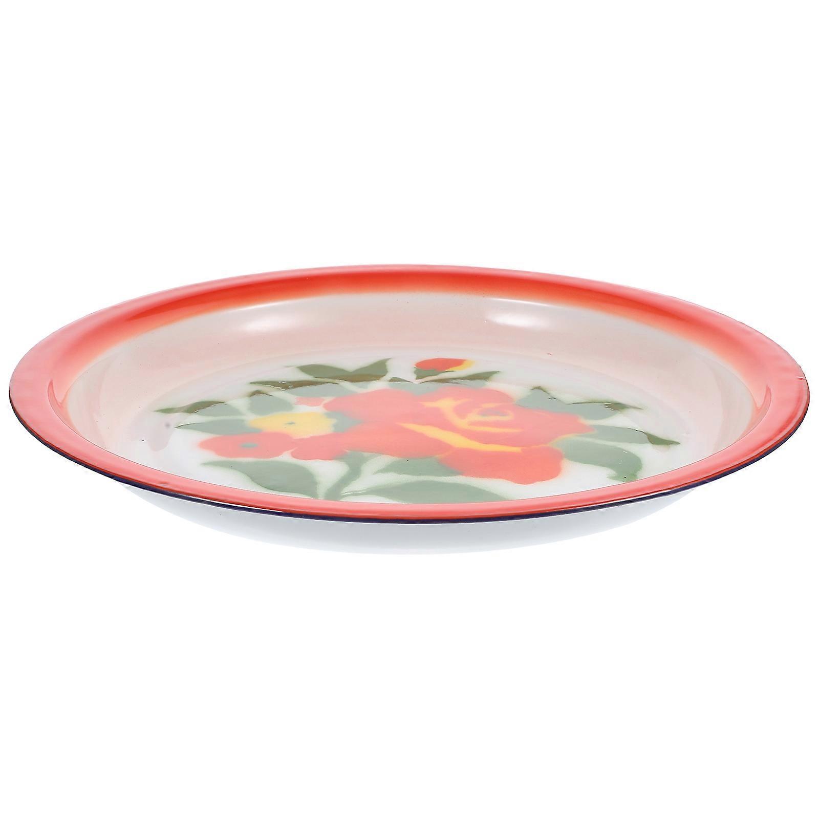 Chinese Style Food Dish Multi-Function Serving Plate For Home Supply 30x30Cm Decorative Dessert Plate 1Set