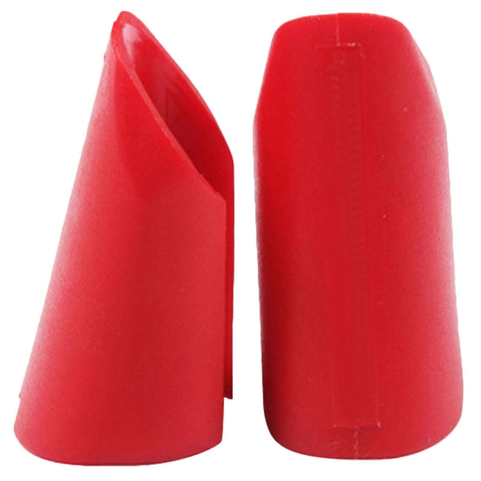 Dumbbell Handle Covers Exercise Equipment For Weightlifting Red Non-Skid Grip Support 1 Pair