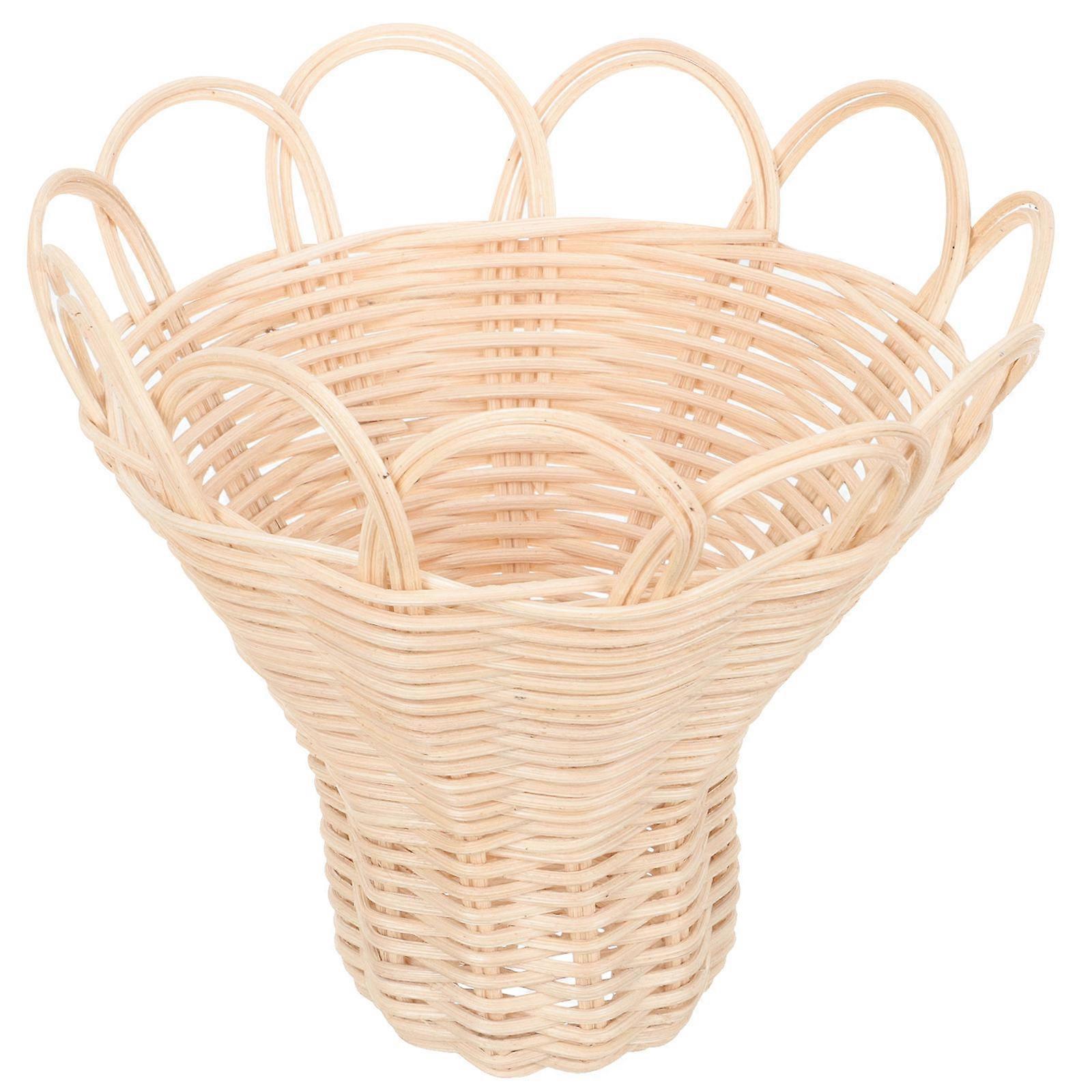 Rustic Pendant Lamp Shade for Ceiling Lamp 2Pcs Beige Woven Cover
