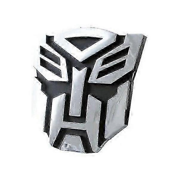 Autobots Logo 3D Car Hood Ornament - Transformers Emblem Badge for Vehicle Customisation