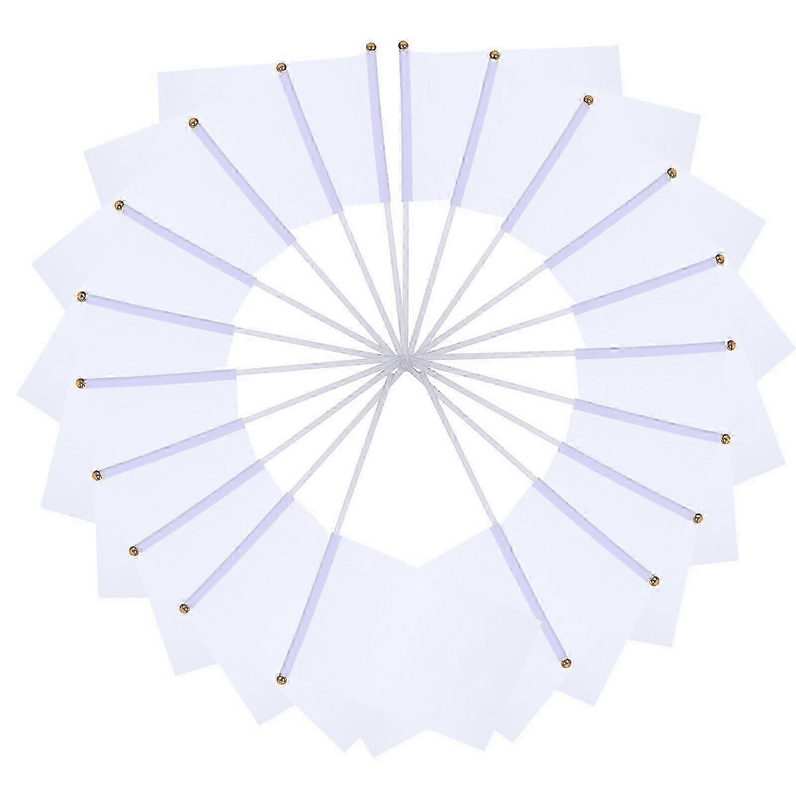 El Sallama Bayrakları El Kranklı Voleybol Hakem Bayrakları Seti 14x21cm 20 Adet