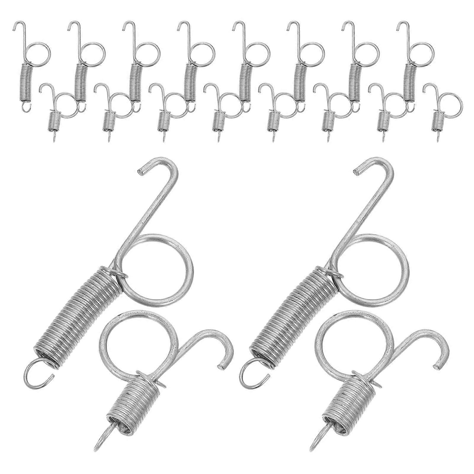High Reliability Spring Cage Latch Door Hooks 40 Pcs Wire Clips For Easy Opening Mechanism In Animal Husbandry