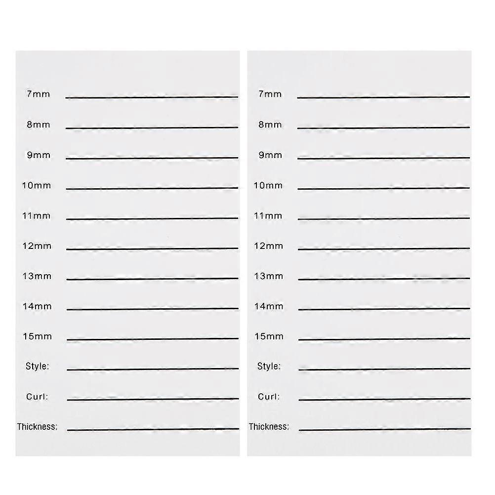 White Acrylic Eyelashes Extension Board for Grafting 4Pcs Pack