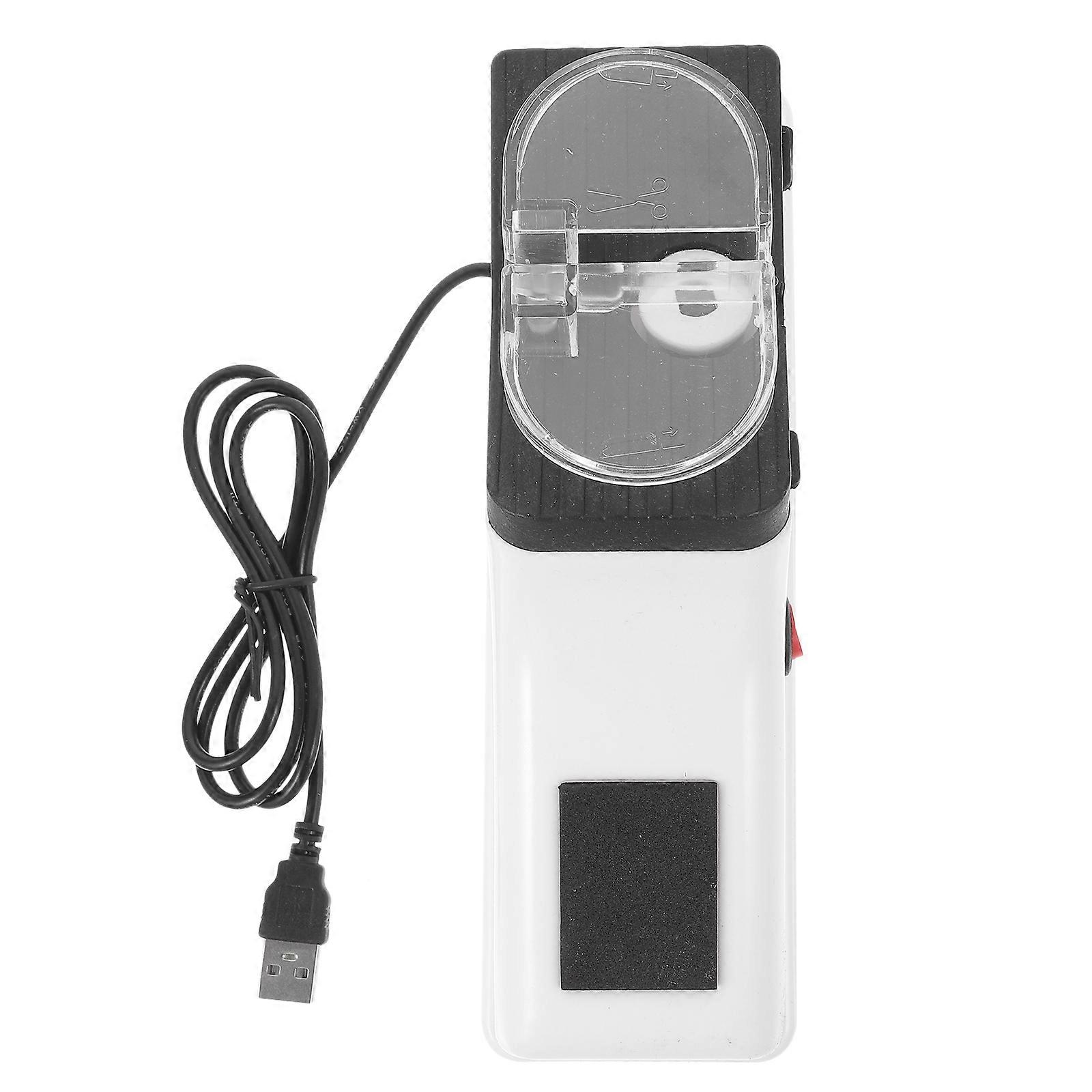 Electric Kitchen Cutter Sharpener for Efficient Use 3Pcs USB Sharpener Tool