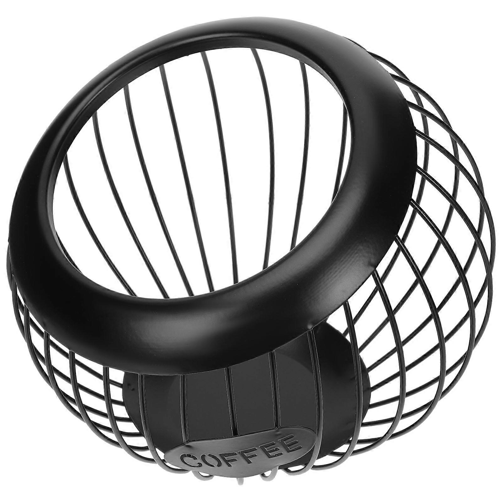 Functional Iron Basket for Snacks Holder 2Pcs Creative Storage Basket