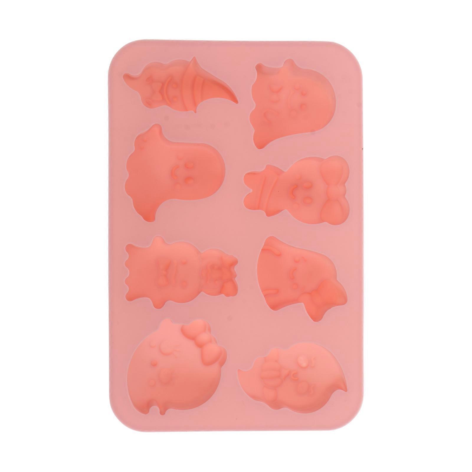 Silicone Halloween Ghost Cake Mold for Baking Use 3Pcs Set