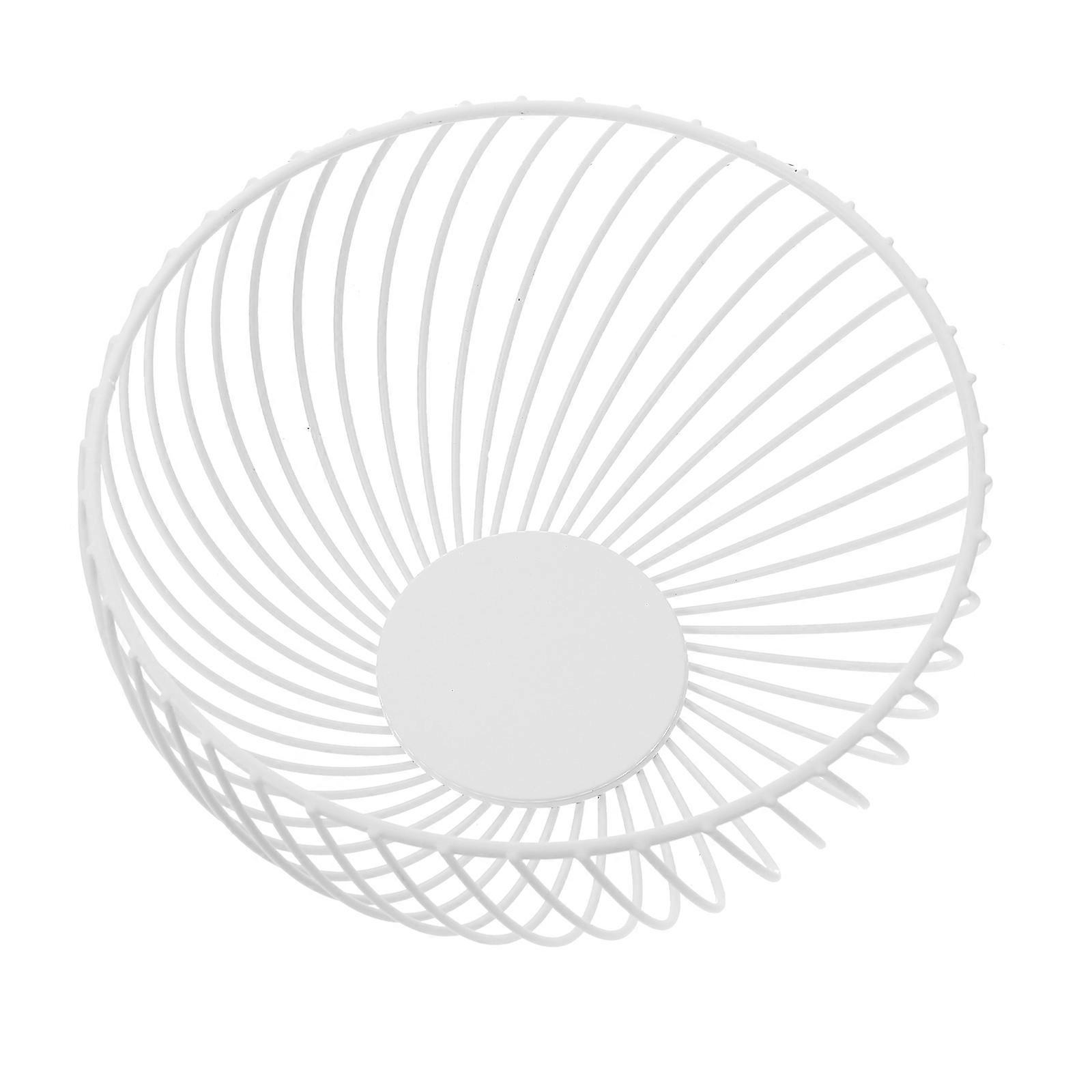 Creative Iron Fruit Basket for Storage Use Desktop Storage Basket