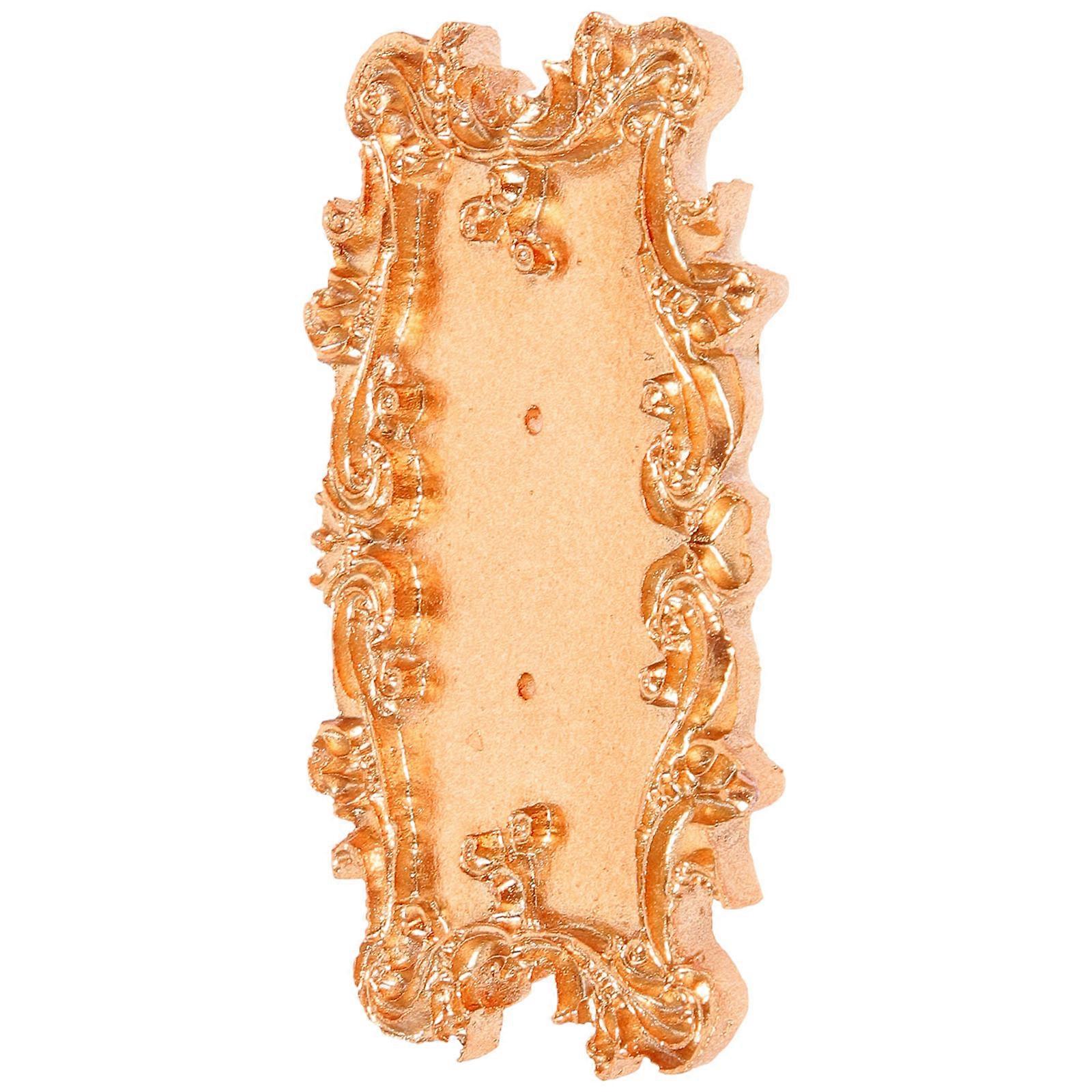 Golden Ear Studs Display Holder Resin for Display 3Pcs Earring Organizer