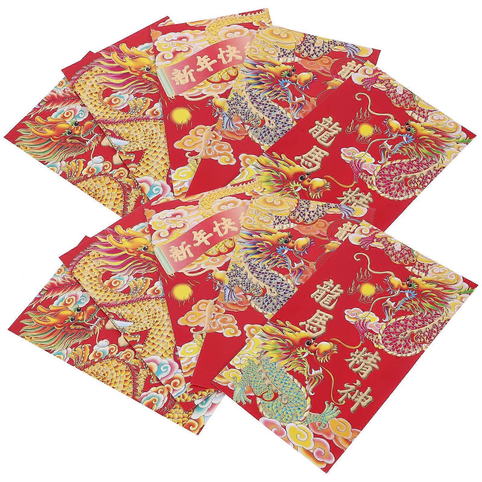 Chinese Style Red Envelopes for Money Packets 240Pcs Assorted Color