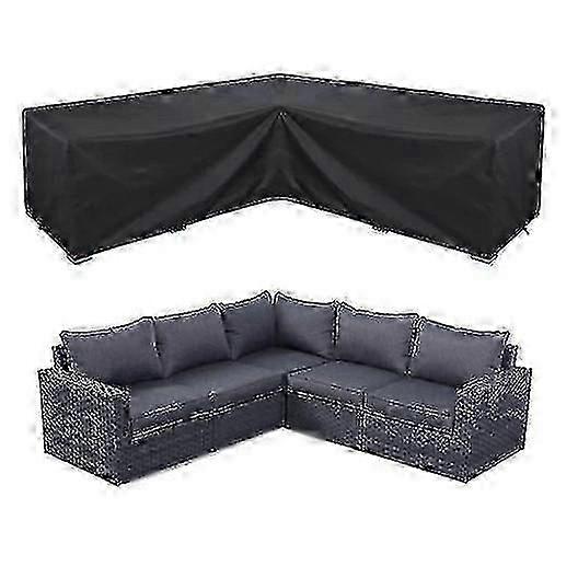 Wasserdichte Ecksofaabdeckung Gartenmöbel-Set-Abdeckung Outdoor-Sektionsmöbelabdeckung