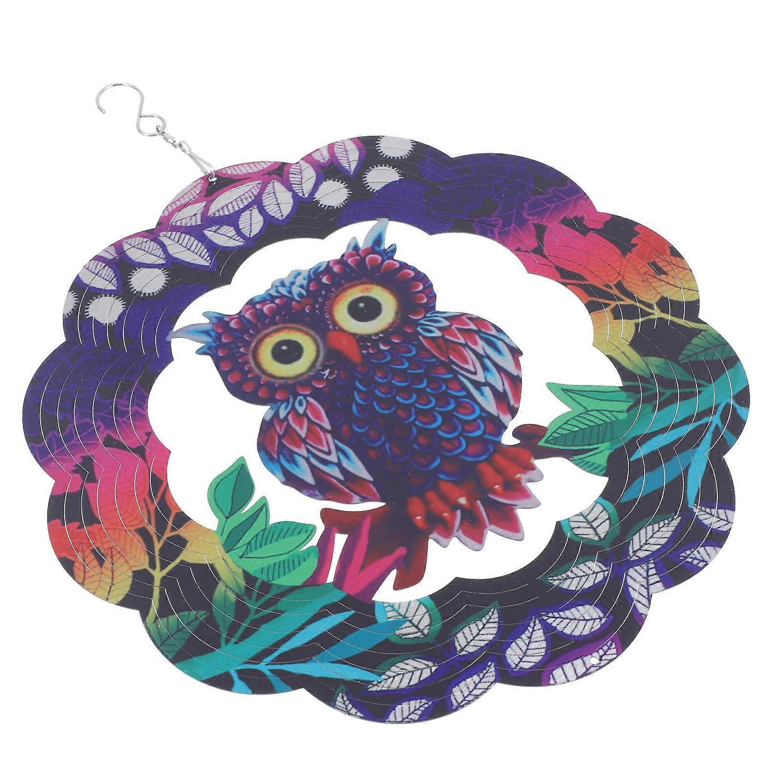 Rozsdamentes acél szélcsengő 2 db dekoratív függő dísz 3D vizuális hatást kelt kültéri kertbe