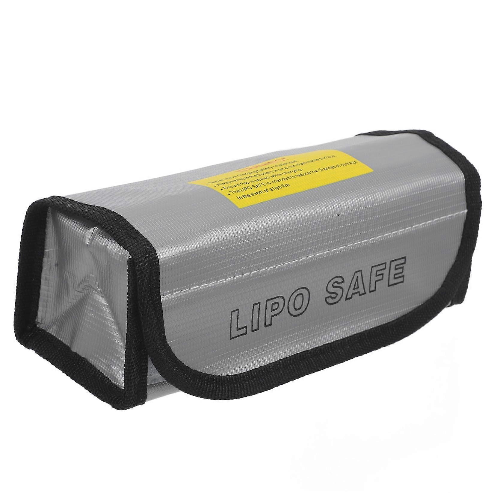 Fireproof  Temperature Resistant Lipo Battery Safety Bag RC Models Compatible Lipo Cells Explosion Proof Pouch