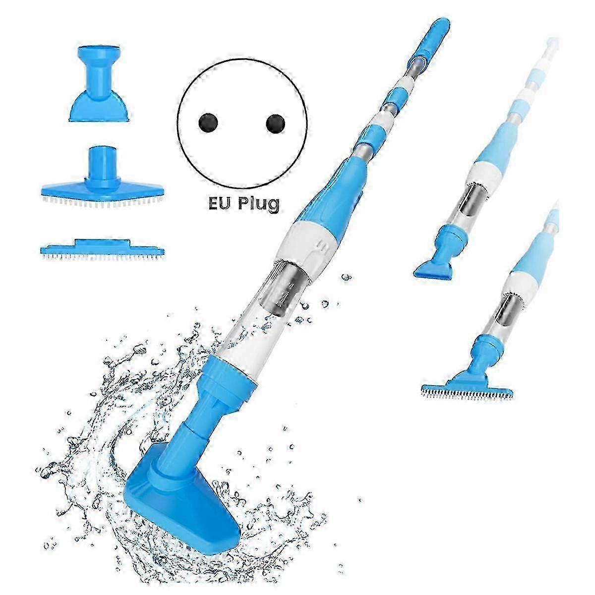 suitable for spas hot tubs small pools 3-in-1 cordless rechargeable handheld pool vacuum eu plug