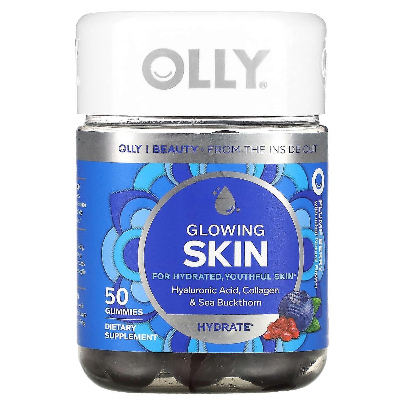 Glowing Skin, Plump Berry, 50 Gummies