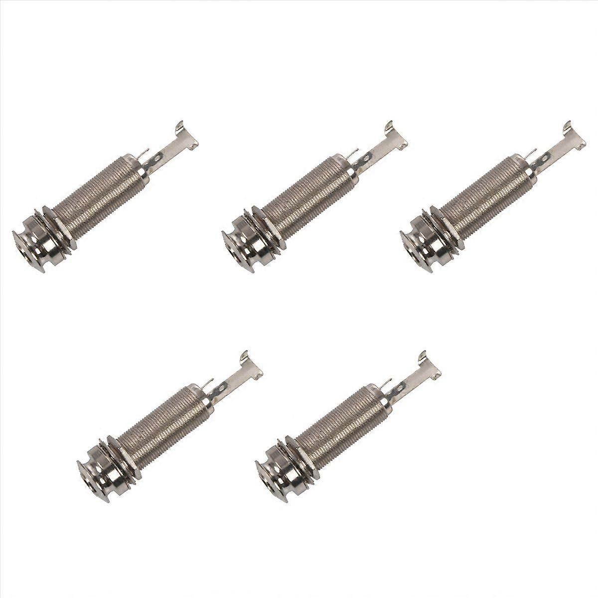 Mono Long Input Output Threaded Guitar Jack 1/4 inch