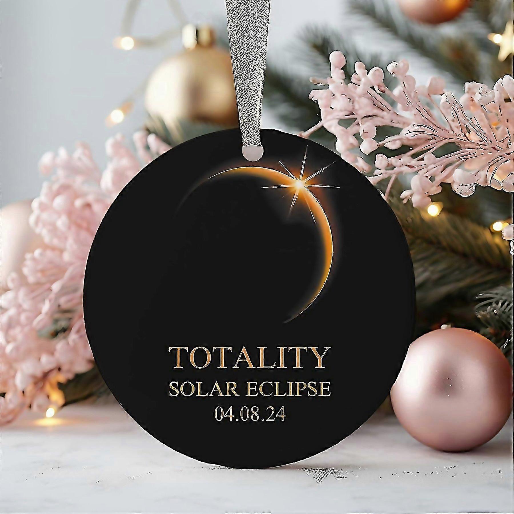 For Solar Eclipse Ornament 2024total Eclipse Ornament Eclipse Keepsake Christmas Tree Gift Exchange