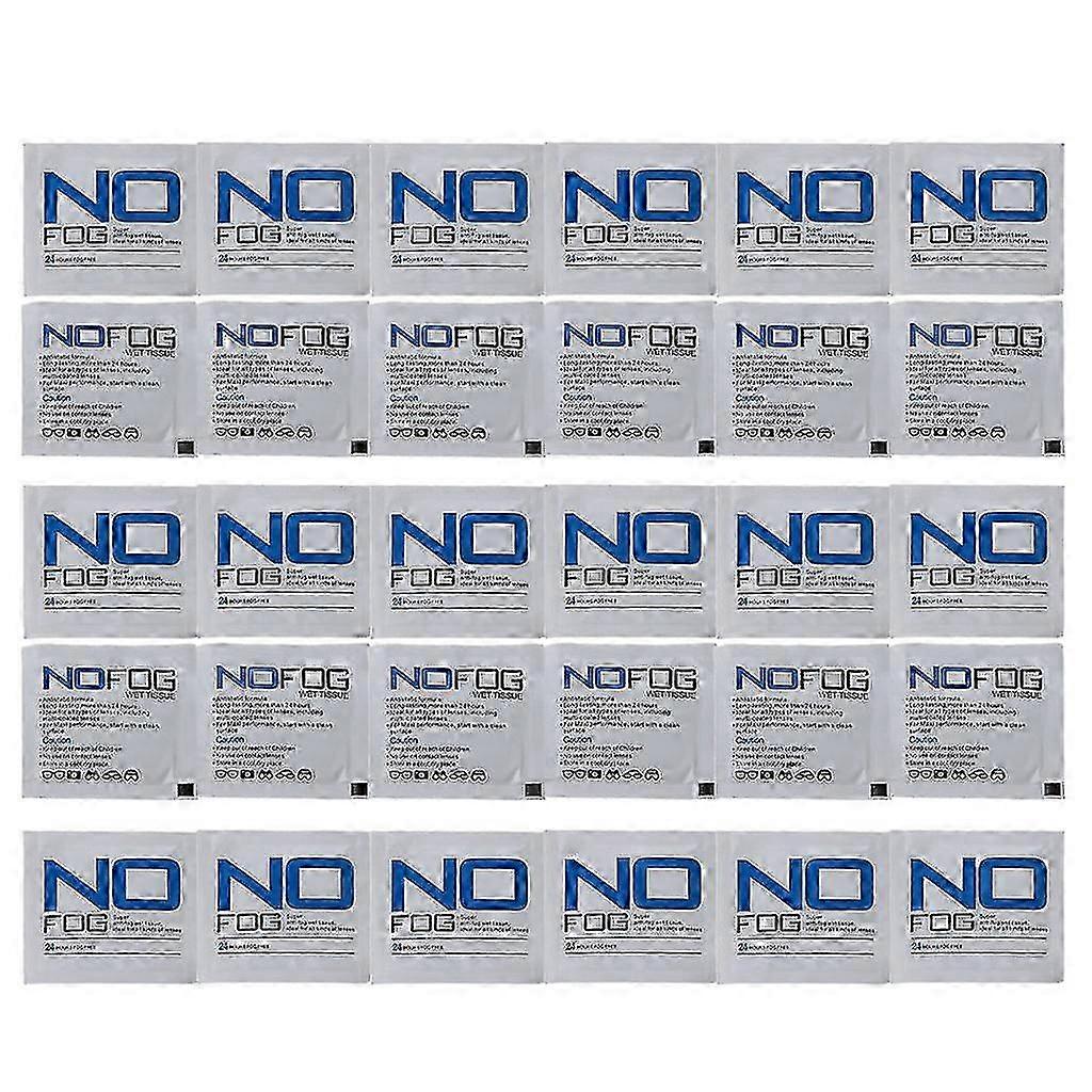 Anti-fog Wet Wipes, Individually Wrapped, Disposable Eyeglass Wipes