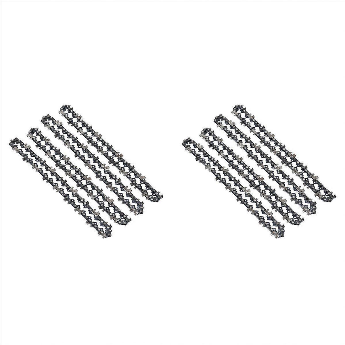 4Pcs Mini Chainsaw Chain 6 Inch Guide Saw Chain 1/4 LP Pitch