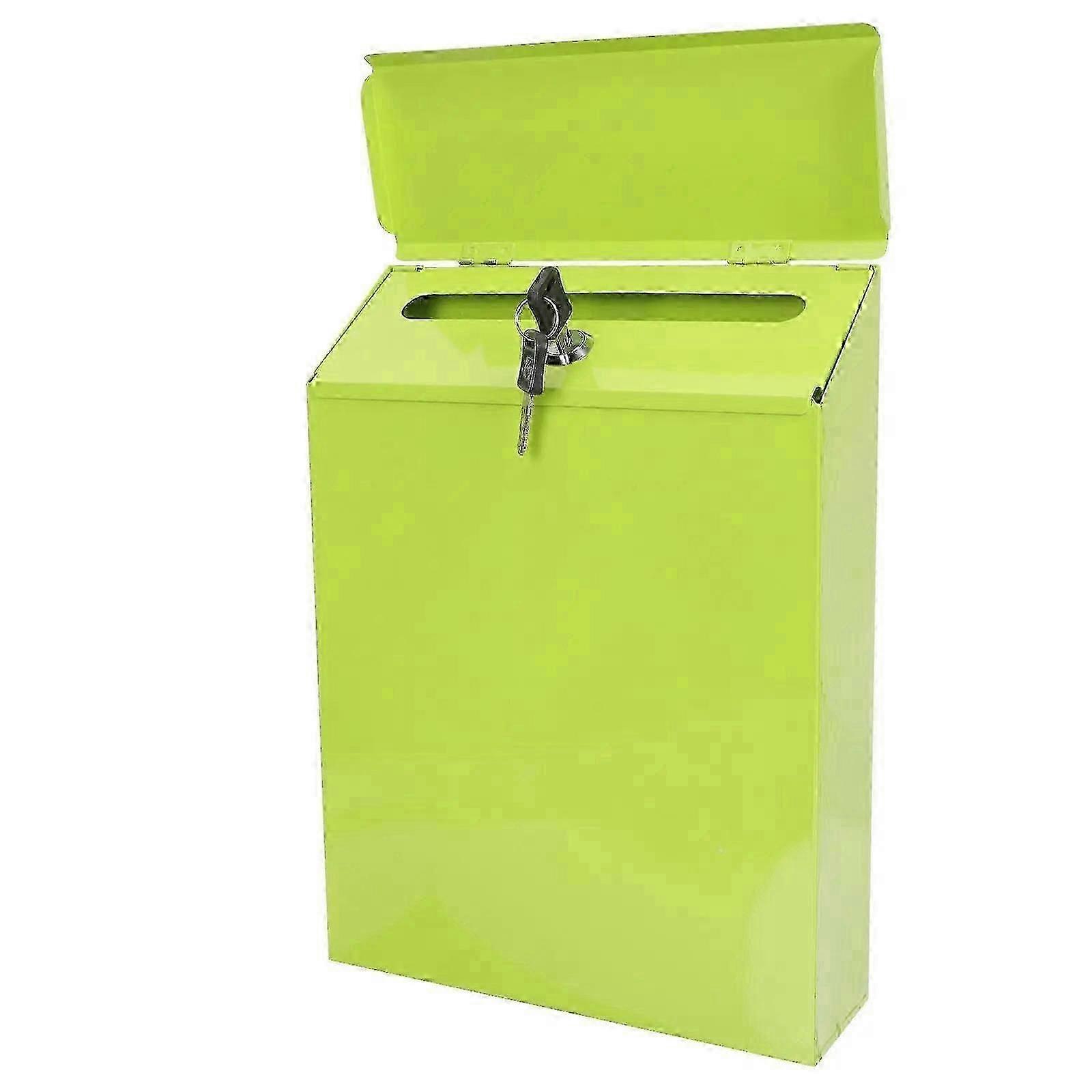 Outdoor Wall Mount Password With lock Mailbox with Slot Weatherproof Mailings Easily Install For Household Farmhouse Mail Box