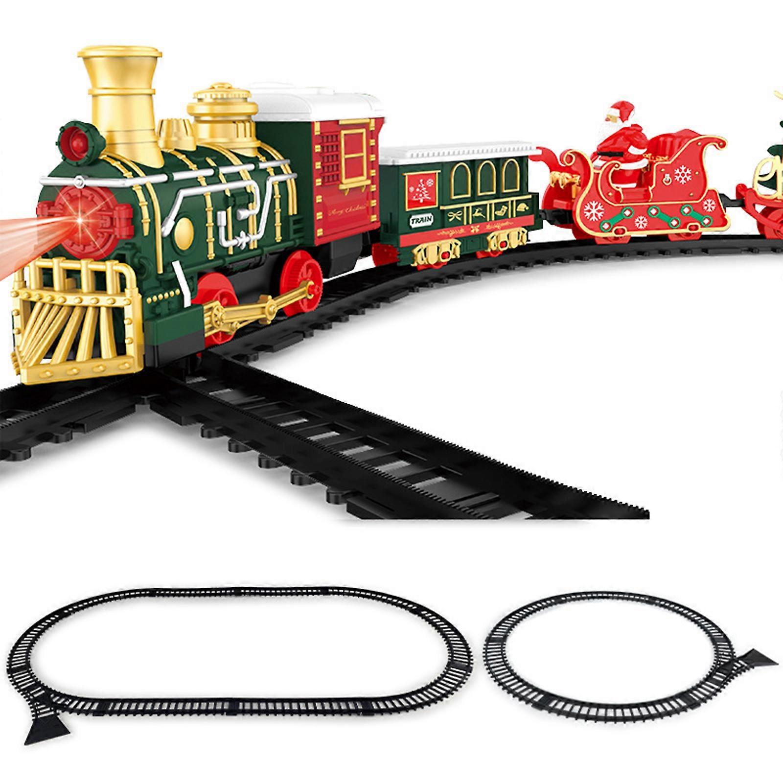 Kids Adventure Puzzle Track Toy Set Interactive Train Game for Children 3+ Toddlers Christmas Train and Track Set Multicolor