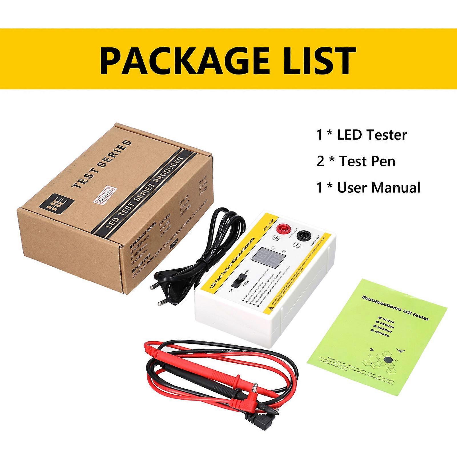 Portable LED tester for TV backlight repair with multi-function maintenance tool