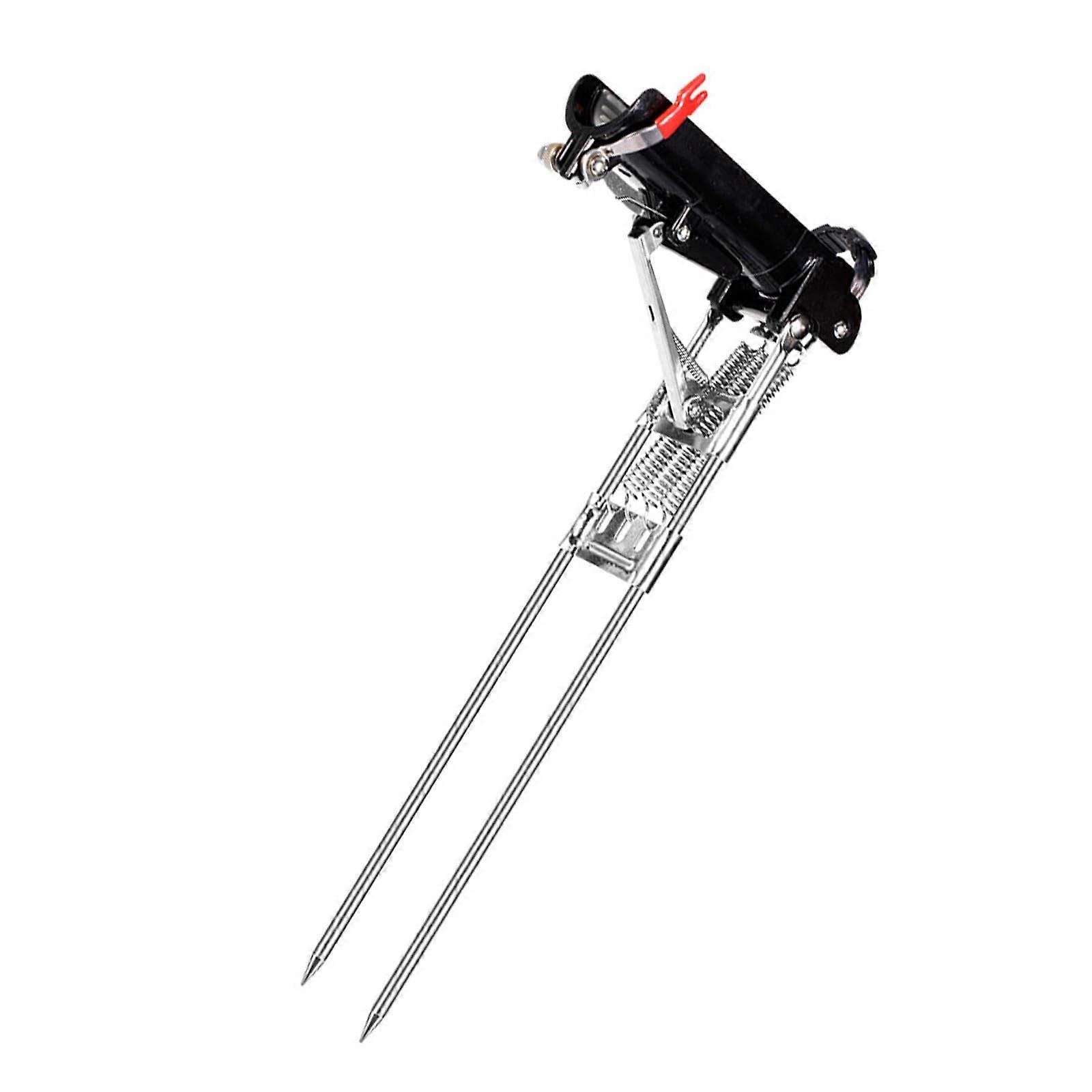Auto Spring Fishing Rod Holder  Sensitivity Spring Loaded For Ground Brackets Poles Stand