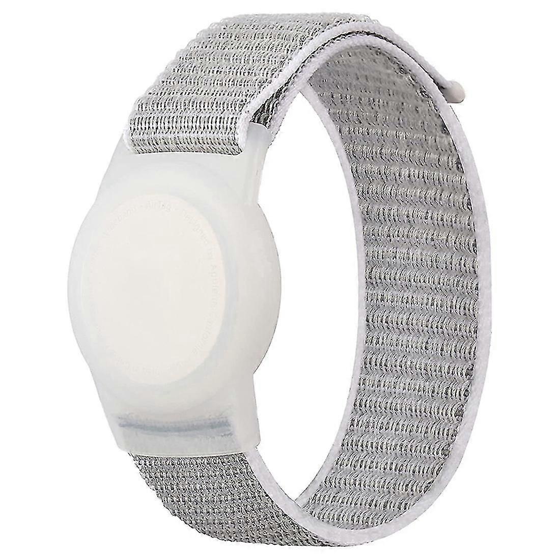 Kid Wristband Compatible With , Protective Case For Air Tag Gps Tracker Holder With Nylon Bracelet Q