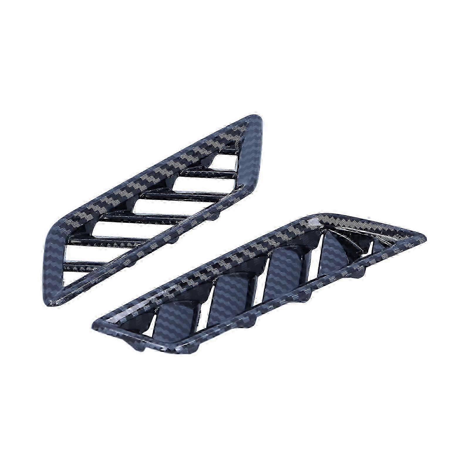 2pcs Dashboard Upper Air Vent Trim Frame Left Right Carbon Fiber Style Fit for MK8 2020?2021