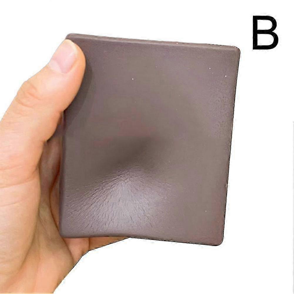 Squeeze Toy Pinching Milk Bricks to Simulate Chocolate Slowly Rebounding