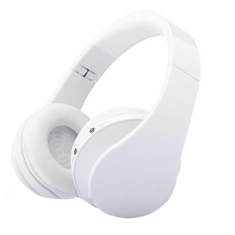 Elsavct Bluetooth Headphones Wireless Over Ear Headset With Microphonewhite