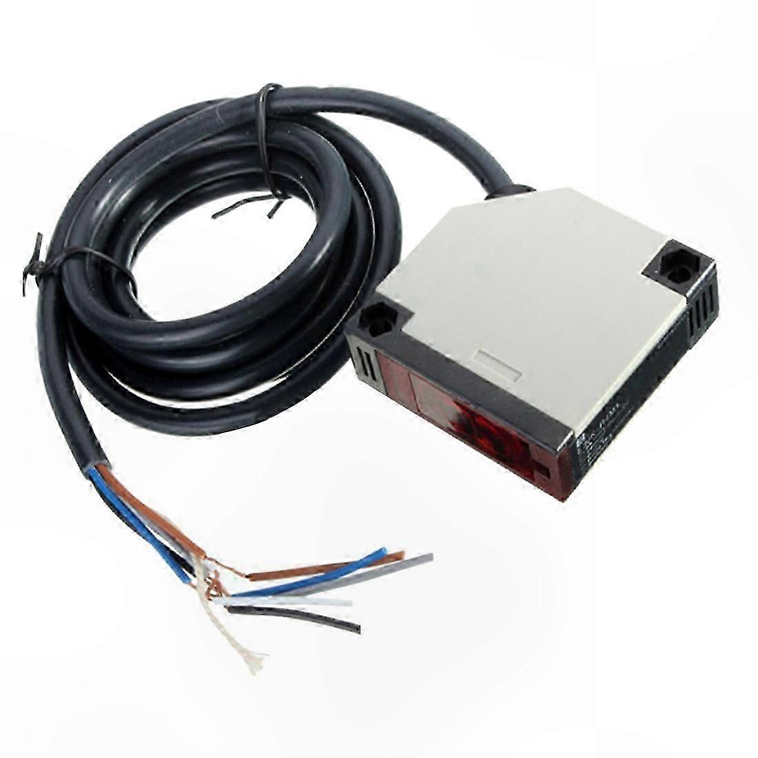 Photoelectric Sensor Switch DC12-24V 3A with Screws for Specular Reflection E3JK-R4M1 Replacement