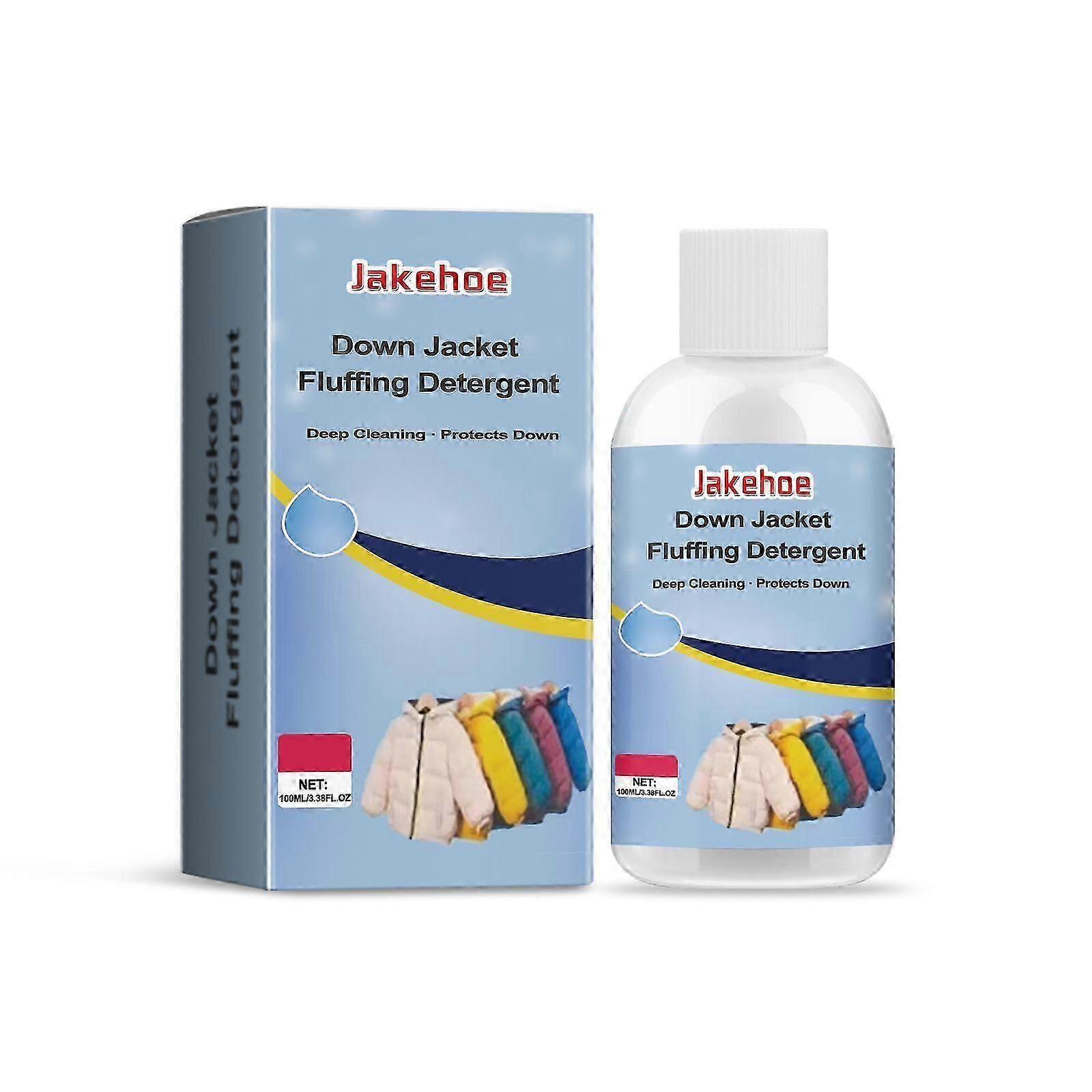 Jakehoe Down Jacket Detergent Mild And Non-Irritating Cleaning Remove Stains Fluffy Machine Hand Washing And Washing Dual Use