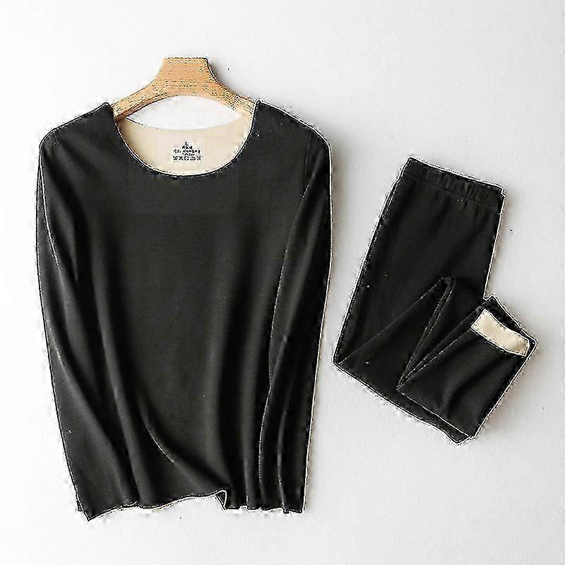 Womens Thermal Underwear Set Base Layer Fleece Lined Soft Top Bottom