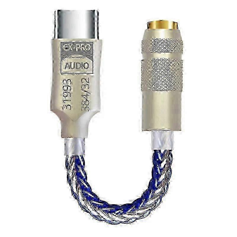 Mobile Phone Adapter B with Type C to 3.5mm Headphone Amplifier HiFi DAC Audio Decoder for CX31993 IEM AMP