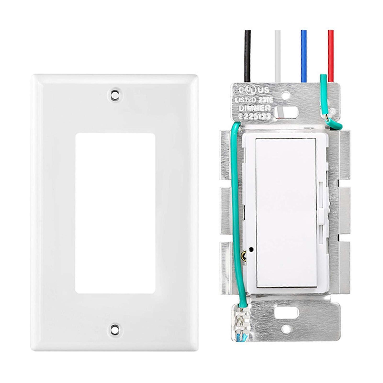 Upgrades 3 Way Dimmer Switches with Build In LED Driver Small Design For Single Poles or Multiple Location Lighting Control Multicolor