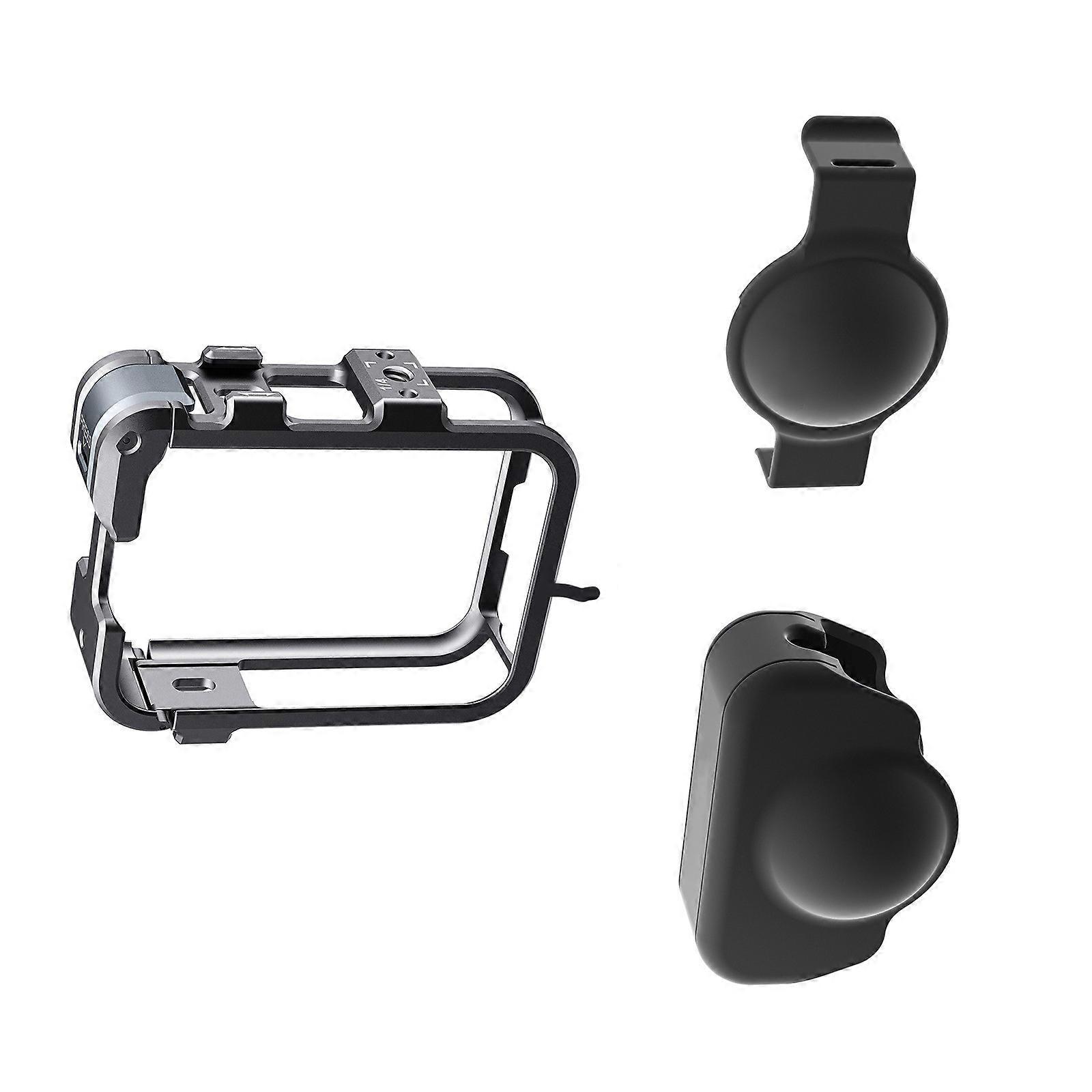 Reinforced Metal Frame For Camera Accessories 2 Layer protections And Ergonomic Handling Enhancement  Gun color