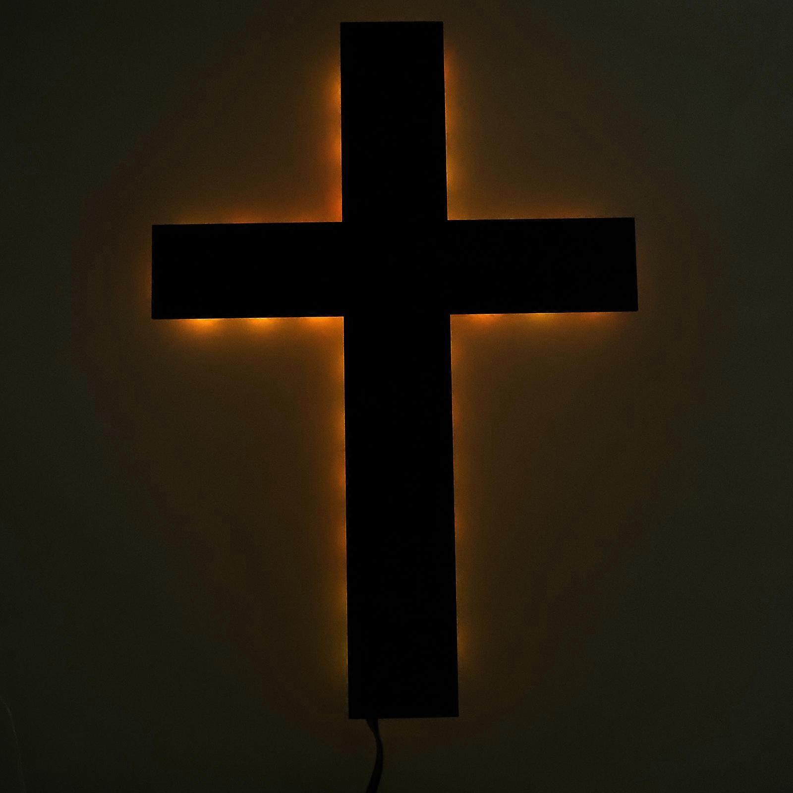 Remote Night Light Cross Lamp Wall Mounted Light