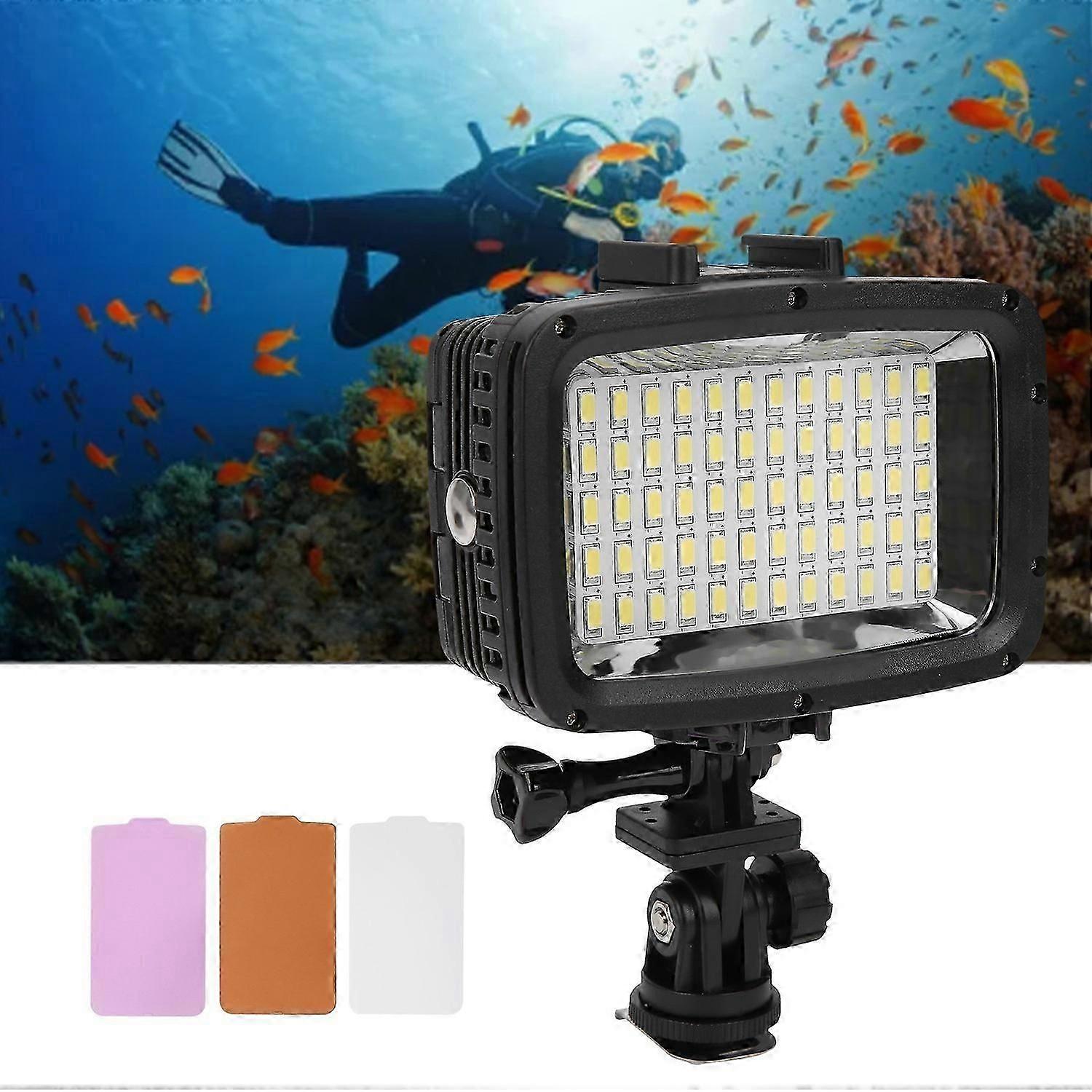 Waterproof Video Light 40M Underwater Camera Diving Light 5500-6000K