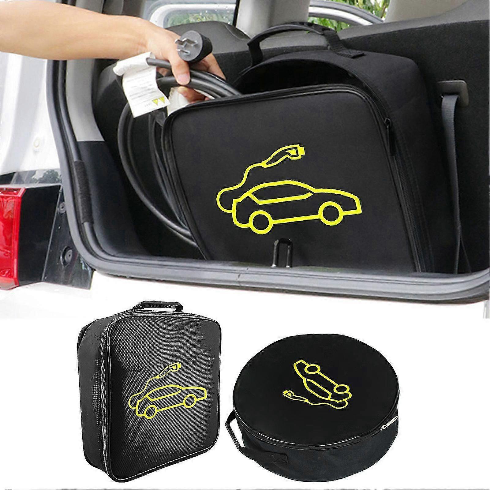 Car Charging Cable Bag Portable Ev Chargers Cable Storage Bags Electric Car Charger Case For Ev Cable