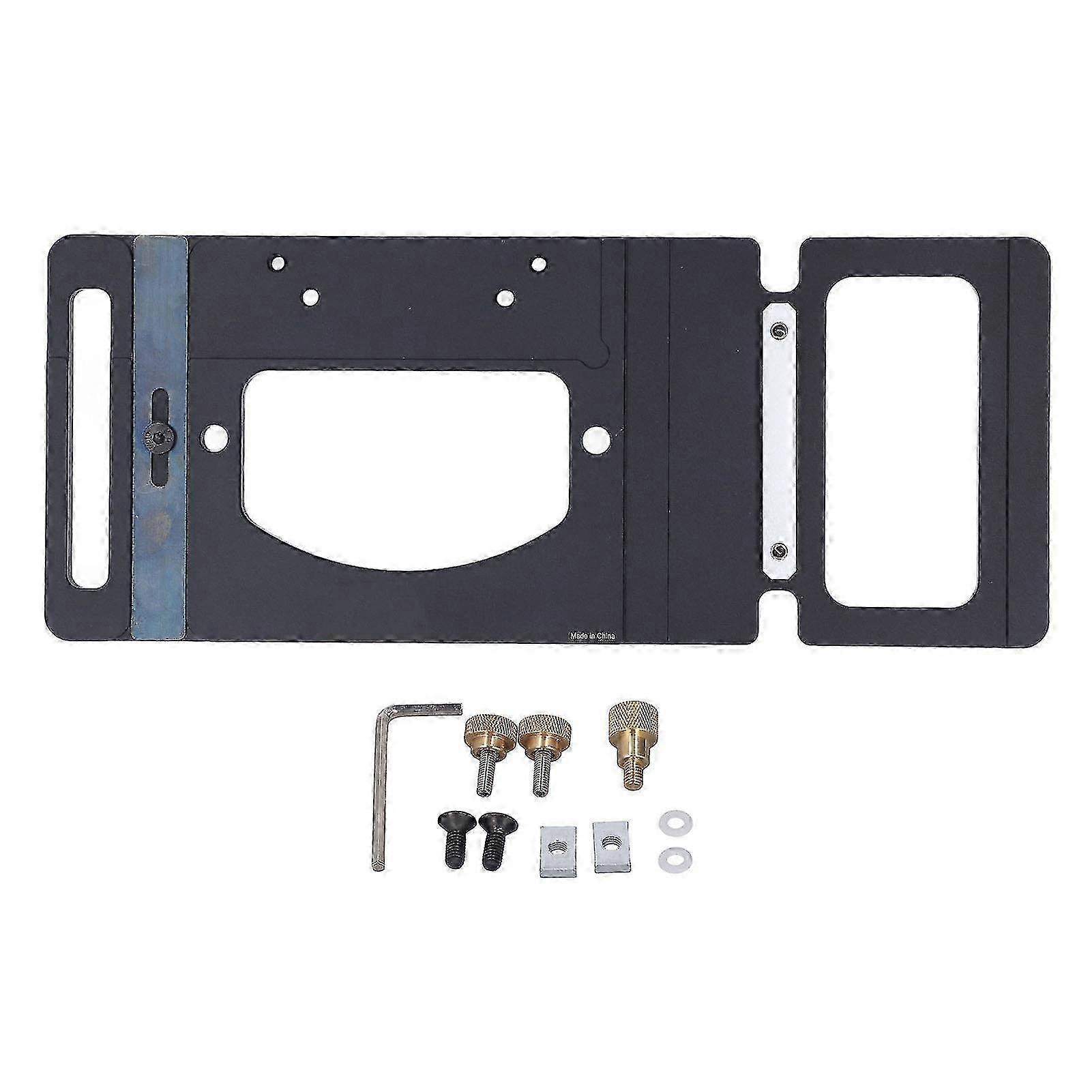 Track saw right angle square suitable for circular saws and compatible with guide rails