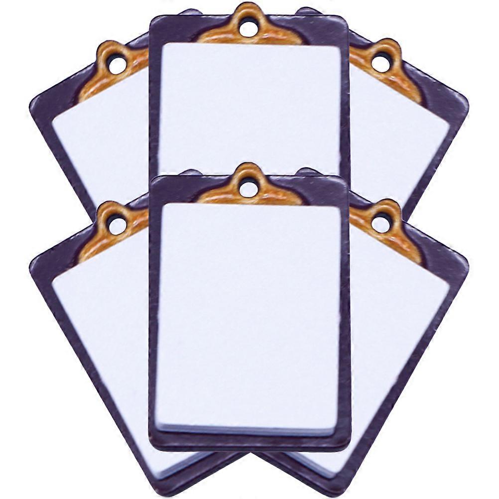 Mini Clipboard Model for Kids Toy Decorative Prop 6Pcs Set