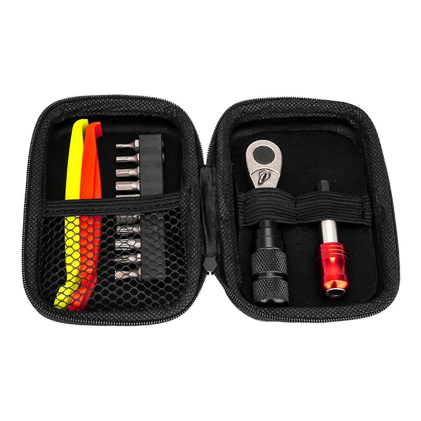 Ratchet Wrench Tool Set Socket Portable Bike Repair Tool Portable Screwdriver Bit Socket Set Cycling Accessories Multicolor