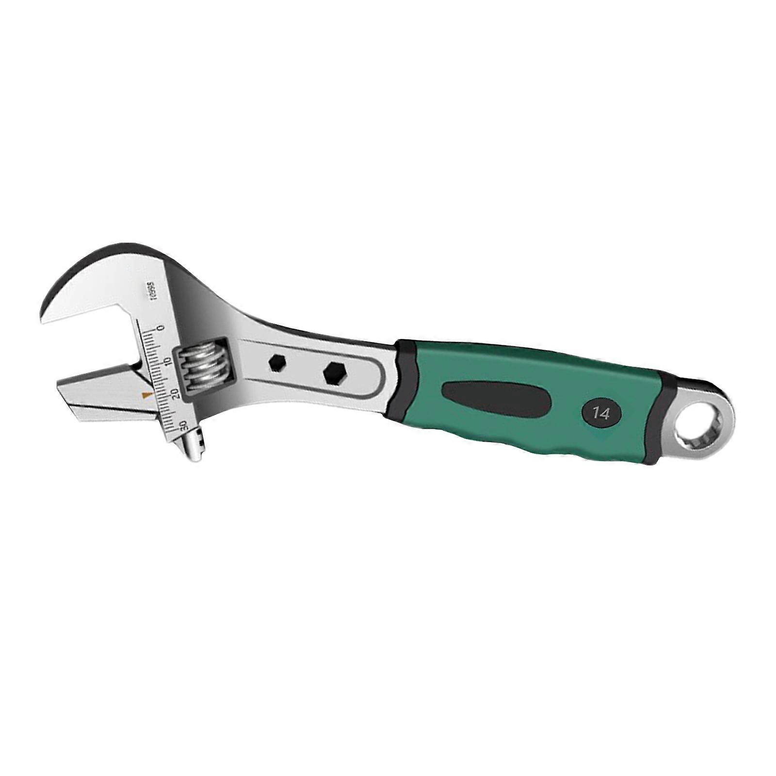 8/10/12/15inch Professional DIY Universal Adjustable Wrench Multi-function Long Handle Large Open Monkey Spanner Tools Multicolor