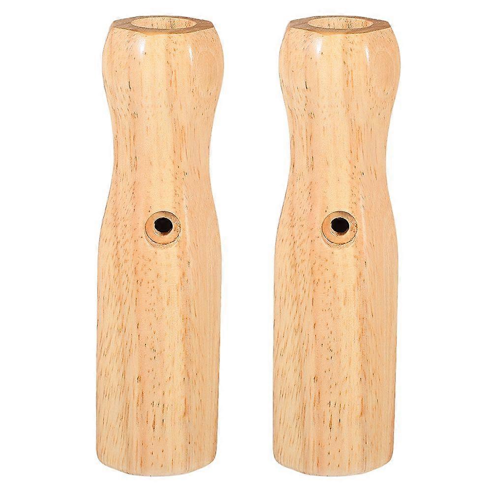 2pcs Wooden Foosball Table Handles For Soccer Machine Indoor Game Handle Grips Mini Games Poles Handles Foosball Table Handle Grip