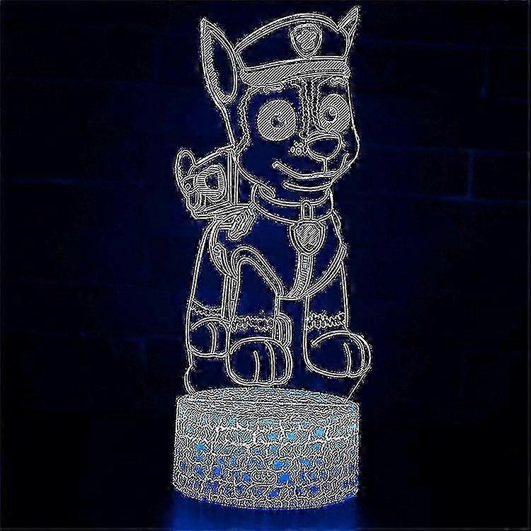 3D Illusion Lamp with 7 Colour Changes, Touch Control, USB, and Remote for Romantic Decor