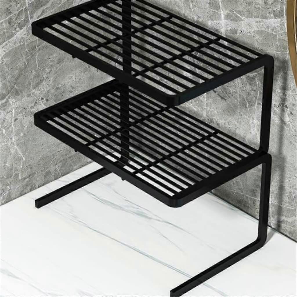 Bathroom Countertop Storage Rack with MultiLayer Shelves for Toiletries and Cosmetics Organizer