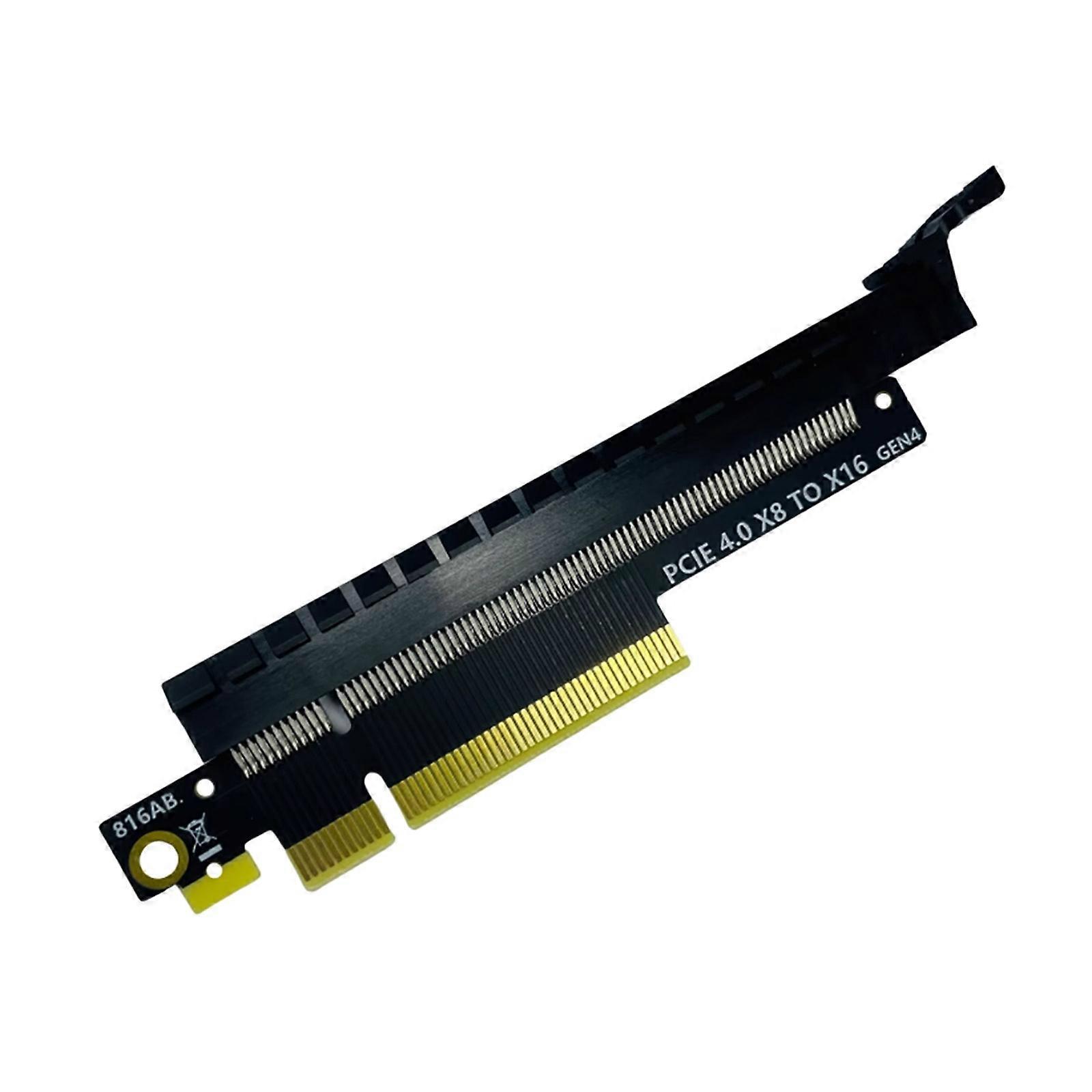 PCIE 4.0 X4 X8 to X16 Connector Graphics Card Protector Adapter PCIE x16 Gen4 Converter High Speed Adapter Board Multicolor