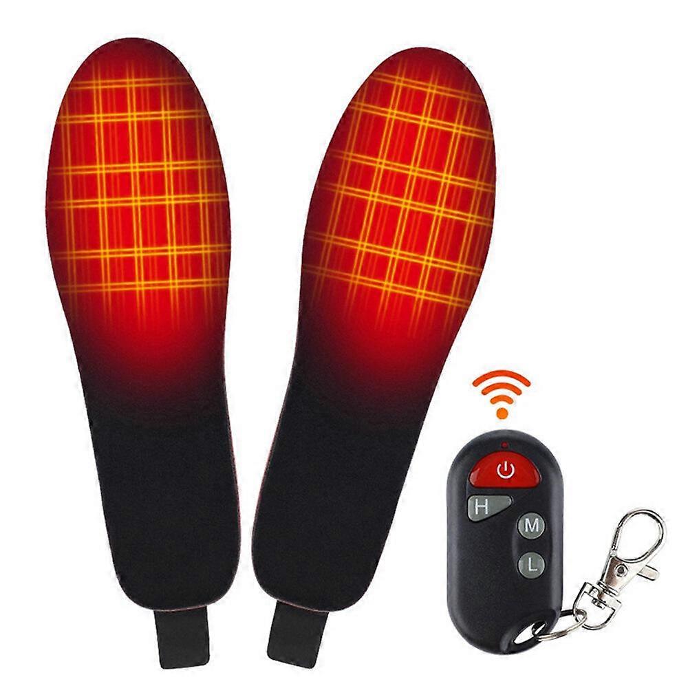 Winter Warmth: Rechargeable Heated Insoles with Remote & App, 10-Hour Heat, 3000mAh Battery