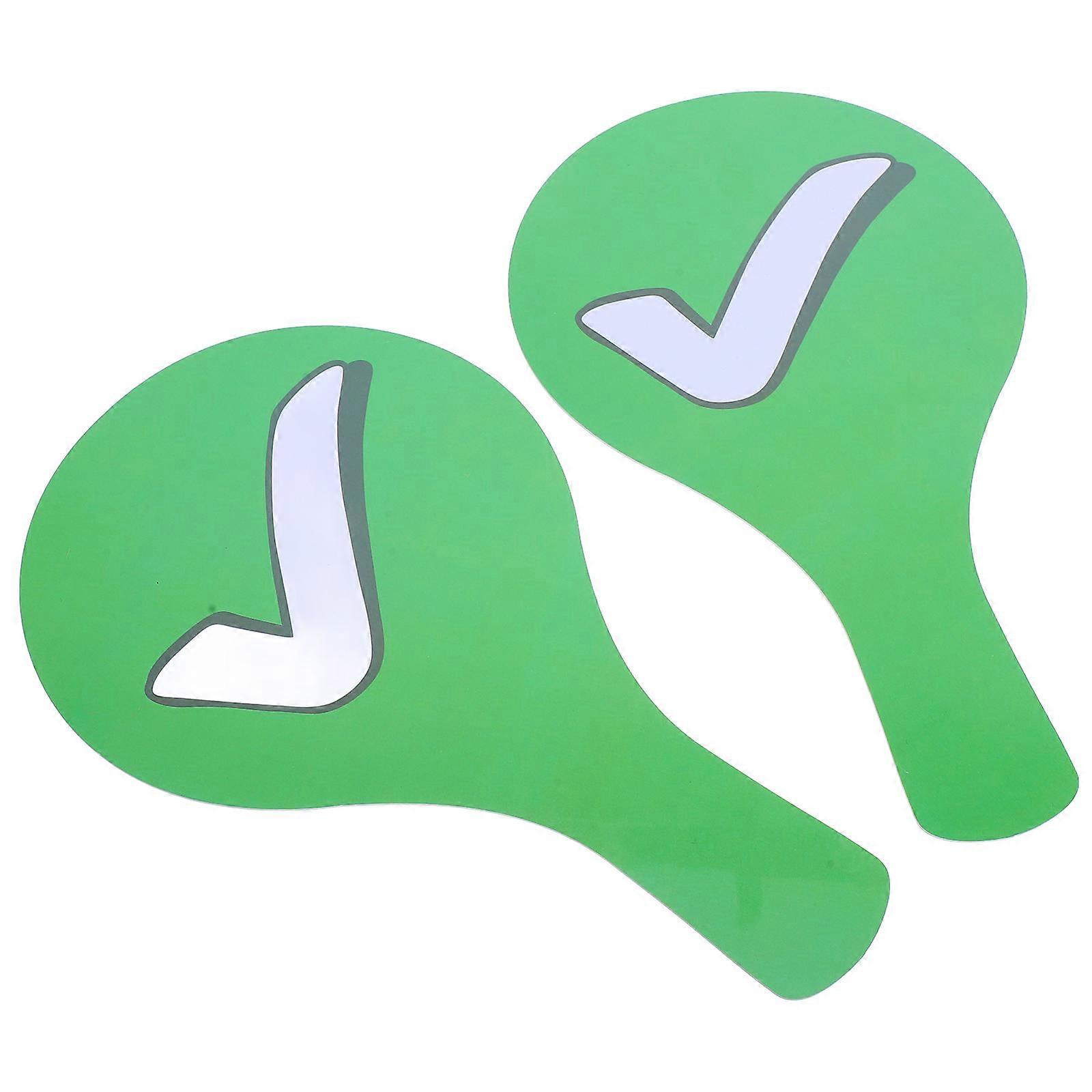 Answer Paddle Classroom Voting Paddle for Quick Response 2Pcs Set