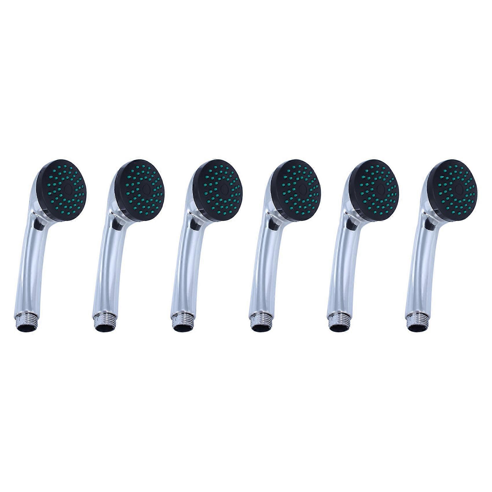 6X Multi Function Chrome ABS Economic Shower Head